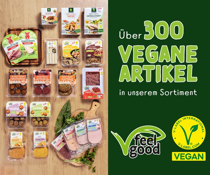 NORMA baut das pflanzliche Sortiment weiter aus - große Auswahl für die vegane Küche / Mehr Veggie-Vielfalt bei NORMA: Neue FEEL GOOD-Produkte für bewussten Genuss