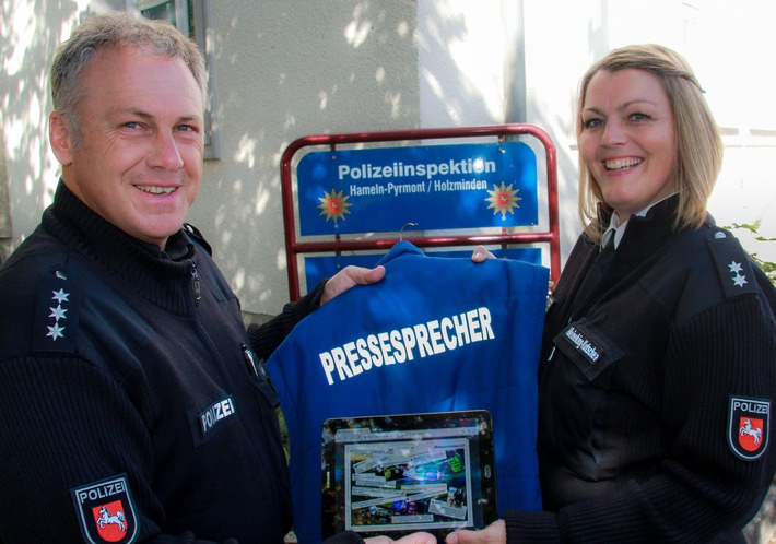 POL-HM: Wechsel der Pressestelle der PI Hameln-Pyrmont / Holzminden: Stephanie Heineking-Kutschera tritt Nachfolge von Jens Petersen an