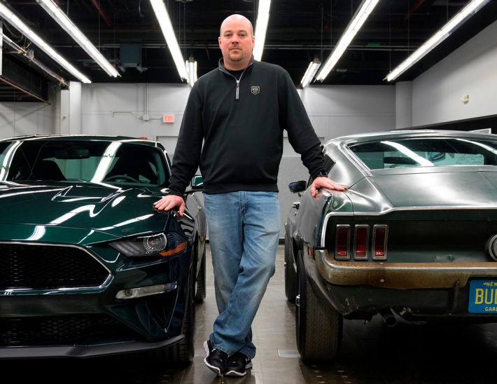 Verschollen geglaubter Mustang aus Film &quot;Bullitt&quot; und neuer Ford Mustang BULLITT[TM] beim Goodwood Festival of Speed