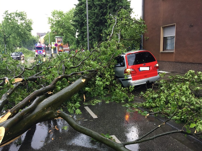 FW-GE: Gewitter über Scholven und Hassel (Abschlussmeldung)