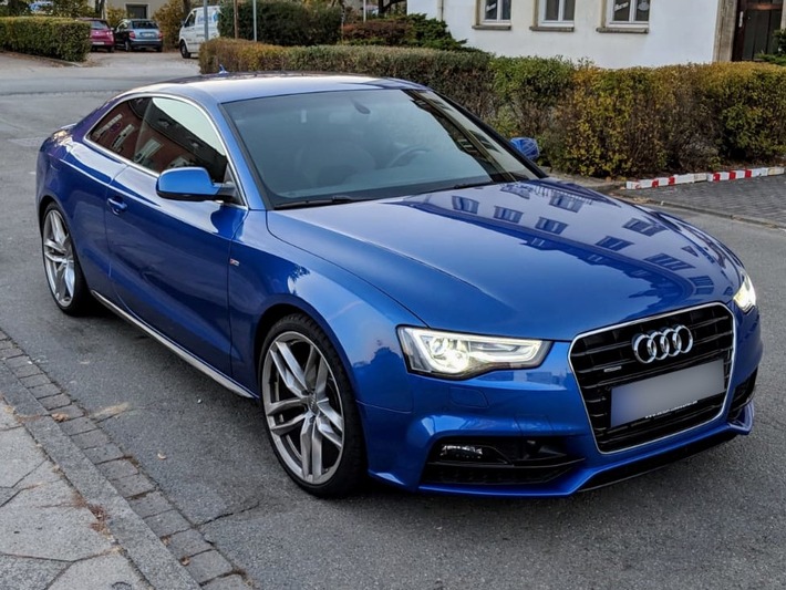 POL-WOB: Blauer Audi A5 entwendet - Polizei hofft auf Zeugen