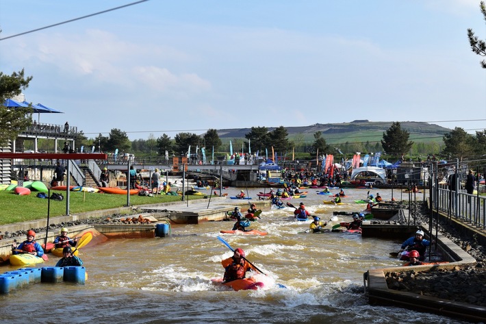 Jubiläum im Kanupark: 10. XXL-Paddelfestival am 4. und 5. Mai 2024