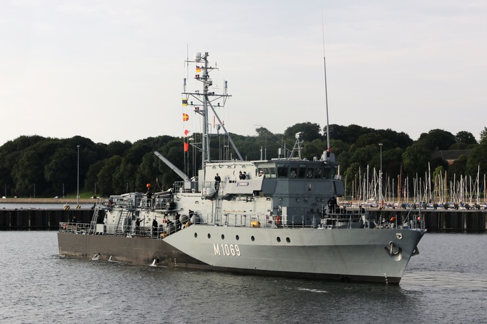 NATO-Minenabwehrverband - Kieler Minenjagdboot &quot;Homburg&quot; für vier Monate zur SNMCMG1