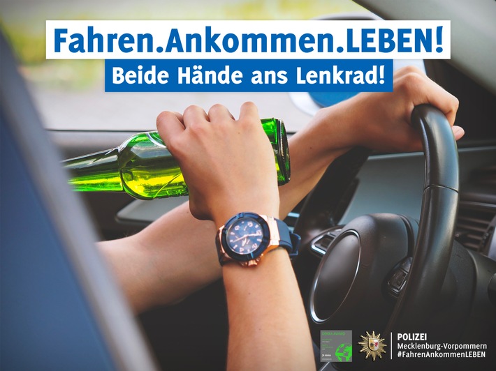 POL-HRO: Beginn der Kontrollen &quot;Fahren.Ankommen.LEBEN!&quot; zum Thema Alkohol &amp; Drogen