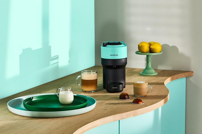 Die neue Krups Nespresso VERTUO POP verspricht ein buntes Kaffeeerlebnis