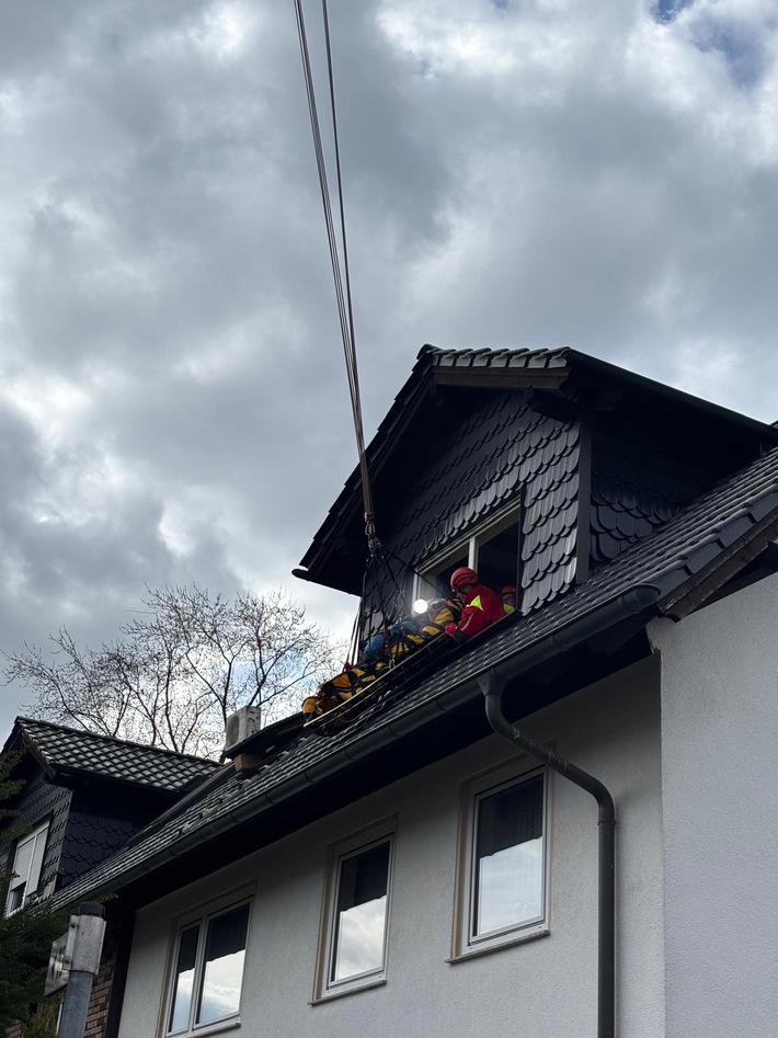 FW Datteln: Medizinischer Notfall fordert Höhenretter des Kreises Recklinghausen