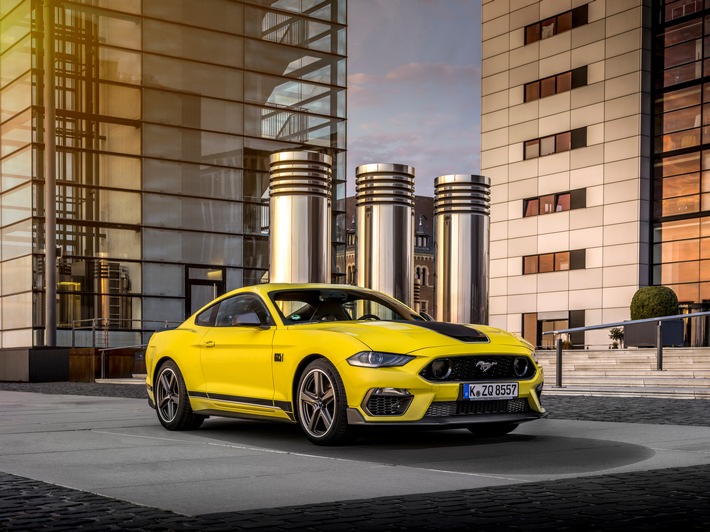 Erstmals auf dem Sprung nach Europa: Ford präsentiert in Goodwood den neuen Mustang Mach 1