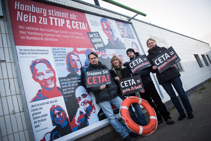 Hamburg: Bürger mobilisieren gegen TTIP und CETA