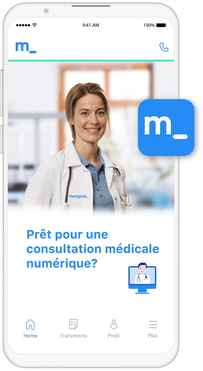 Traitement médical par téléphone ou vidéo pour tous / Medgate est désormais accessible à toutes les personnes assurées en Suisse