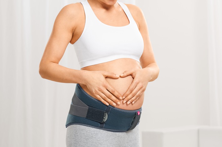 Unterstützung während und nach der Schwangerschaft für Rücken, Bauch und Beine