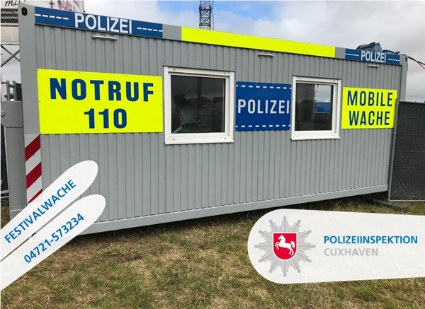 POL-CUX: Deichbrand 2019 - Bewährte Festivalwache wieder vor Ort