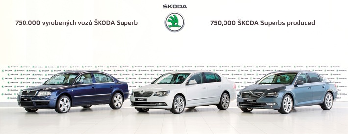 SKODA produziert 750.000sten SKODA Superb (FOTO)