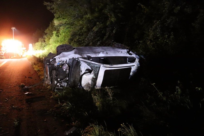 POL-MS: Auto erfasst Motorrad - Tödlicher Verkehrsunfall auf der Autobahn 31 - Nachtrag