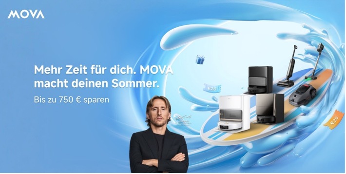 MOVA startet Prime-Day-Aktion vorzeitig: Bis zu 750 Euro Rabatt auf Smart-Home- und Outdoor-Lösungen / Weiterer Text über ots und www.presseportal.de/nr/182374 / Die Verwendung dieses Bildes für redaktionelle Zwecke ist unter Beachtung aller mitgeteilten Nutzungsbedingungen zulässig und dann auch honorarfrei. Veröffentlichung ausschließlich mit Bildrechte-Hinweis.