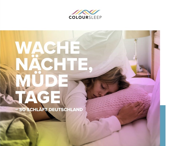 Wache Nächte, müde Tage - So schläft Deutschland / Matratzen-Marke ColourSleep veröffentlicht neue bundesweite, repräentative Studie zum Schlafverhalten der Deutschen