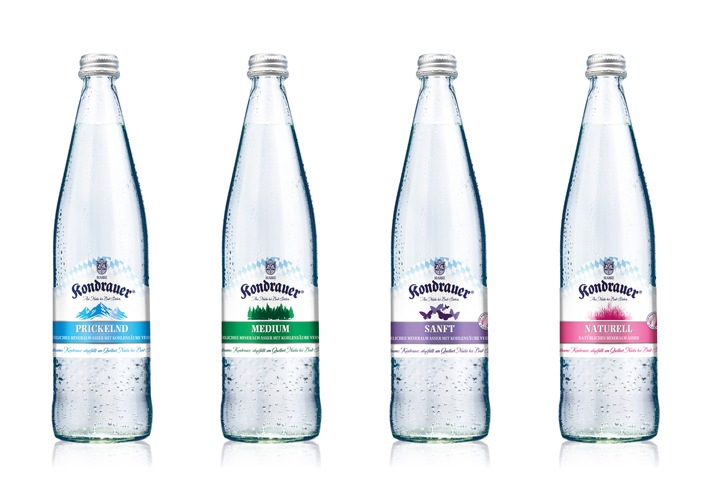 Traditionsbrunnen Kondrauer startet in neue Epoche / Einigung zur Standortverlagerung vollzogen und Einführung des Kondrauer Mineralwassers in neuer Glas-Mehrwegflasche und neuen Etiketten geplant