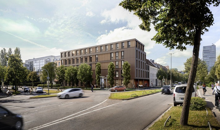 DEUTSCHE FINANCE GROUP mit planmäßigem Baufortschritt für Büro- und Gewerbeprojekt 