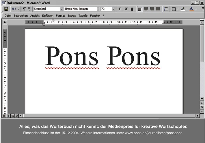 Zum fünften Mal: "PONS-PONS"-Medienpreis für kreative Journalisten