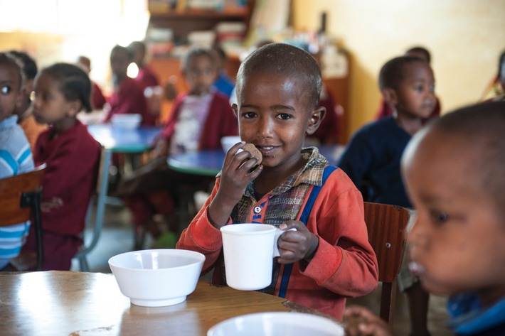 Ein &quot;Zmorge&quot; gegen Hunger: Menschen für Menschen Schweiz hilft Kindern in Not