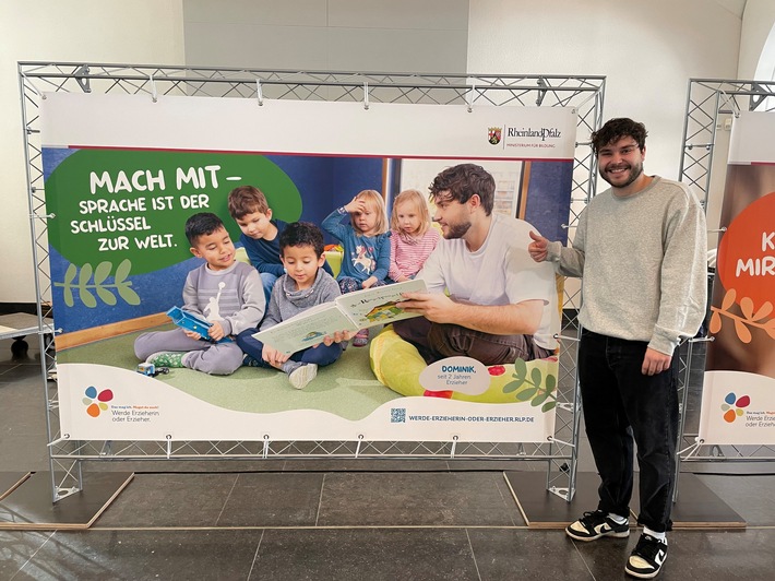 BRAND FACTORY® unterstützt das Land Rheinland-Pfalz mit einer 360-Grad-Werbekampagne gegen den Fachkräftemangel in Kindertageseinrichtungen