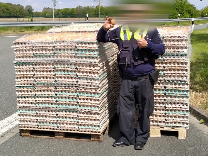 POL-MS: Die Retoure vom Osterhasen zu schwer - 7,5-Tonner um 41 Prozent überladen