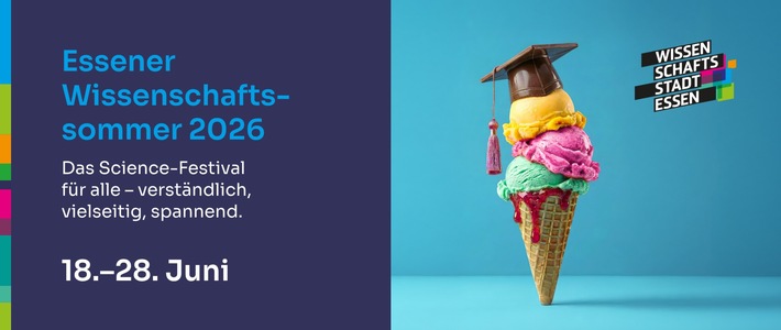Essener Wissenschaftssommer - Festival für die Forschung mit spannenden UDE-Beiträgen