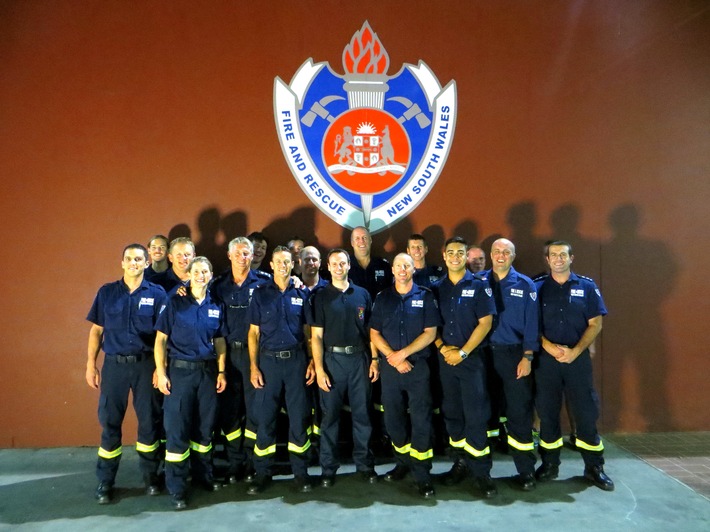 FW-E: Feuerwehrmann aus Sydney zu Gast bei der Feuerwehr Essen