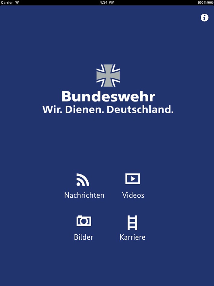 BWI optimiert Bundeswehr-App für Tablets / Android- und iOS-Version veröffentlicht (BILD)