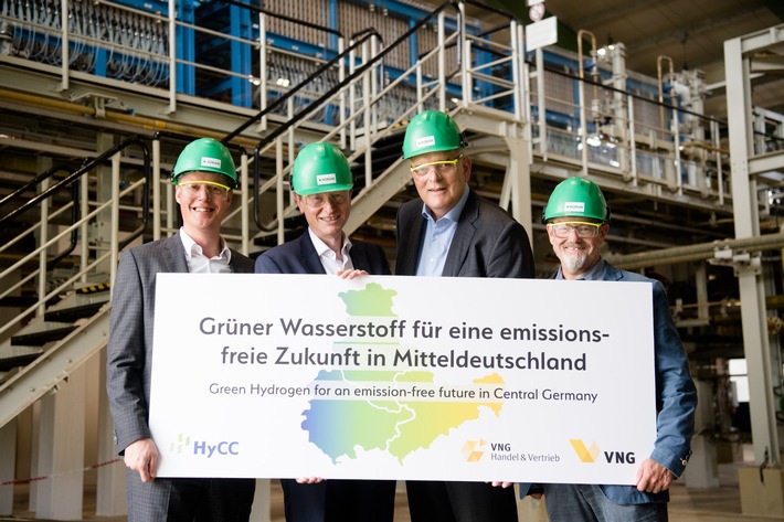 Medieninformation: HyCC und VNG entwickeln gemeinsam grüne Wasserstoffprojekte zur Dekarbonisierung Mitteldeutschlands