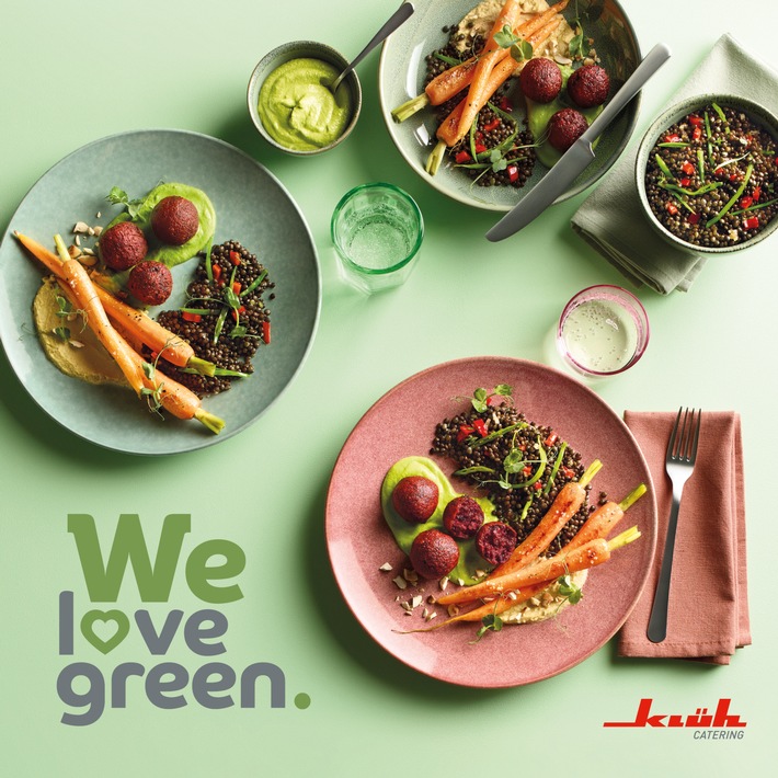 Gesund und nachhaltig / Klüh Catering relauncht pflanzliche Menülinie zu WE LOVE GREEN