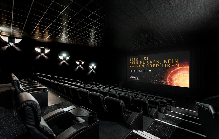 JETZT IST FILM: CinemaxX feiert die Einmaligkeit des Kinoerlebnisses mit nationaler Kampagne / Emotionaler Leinwandspot ist Herzstück von JETZT IST FILM