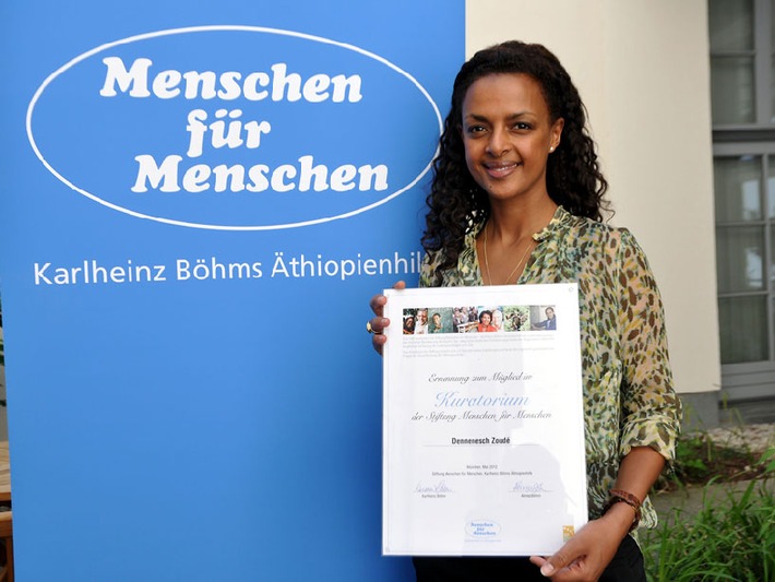 Dennenesch Zoudé neues Kuratoriumsmitglied von Karlheinz Böhms Äthiopienhilfe Menschen für Menschen (BILD)