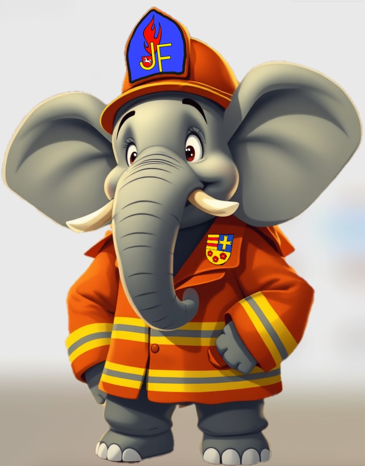 FW-OLL: Flo der Elefant - Das neue Maskottchen der Kreisjugendfeuerwehr