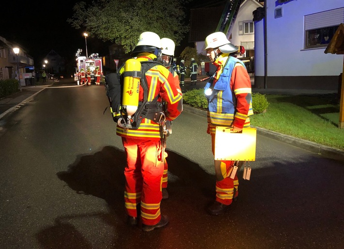 KFV Bodenseekreis: Wohnhausbrand in Bermatingen