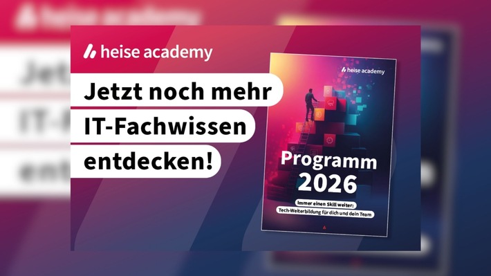 heise academy: Wissensvorsprung sichert Zukunft / Tech-Weiterbildung als Überlebensstrategie