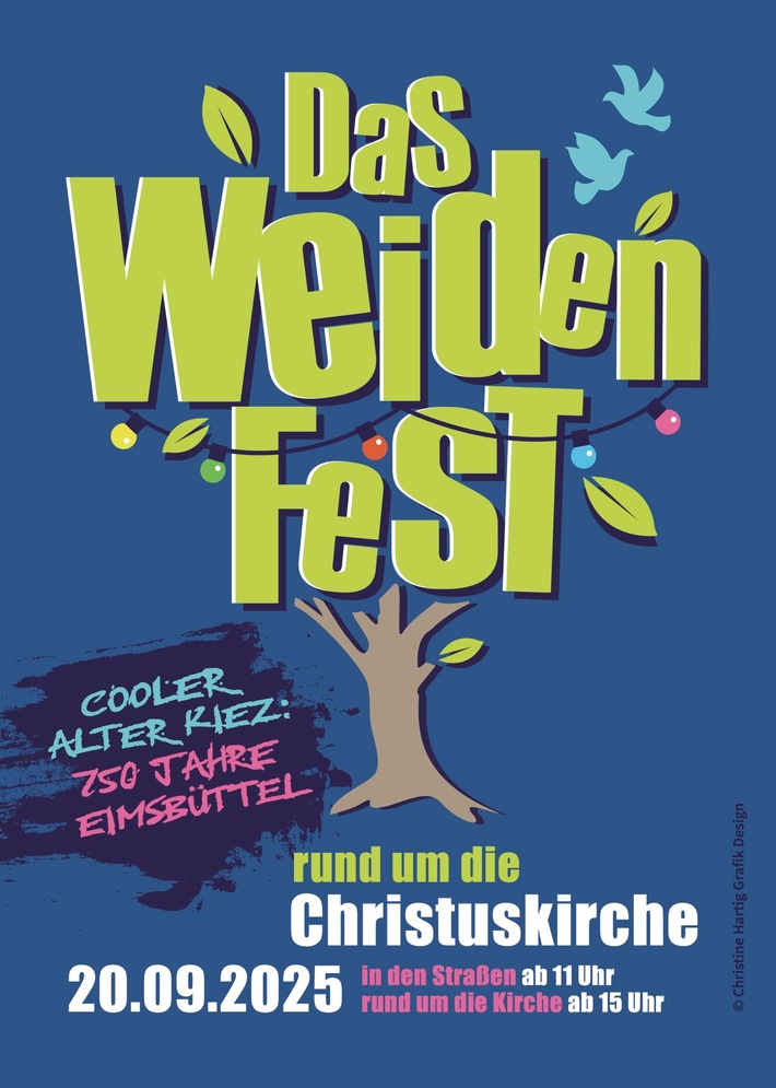 Weidenfest rund um die Christuskirche in Eimsbüttel am 20.09.2025