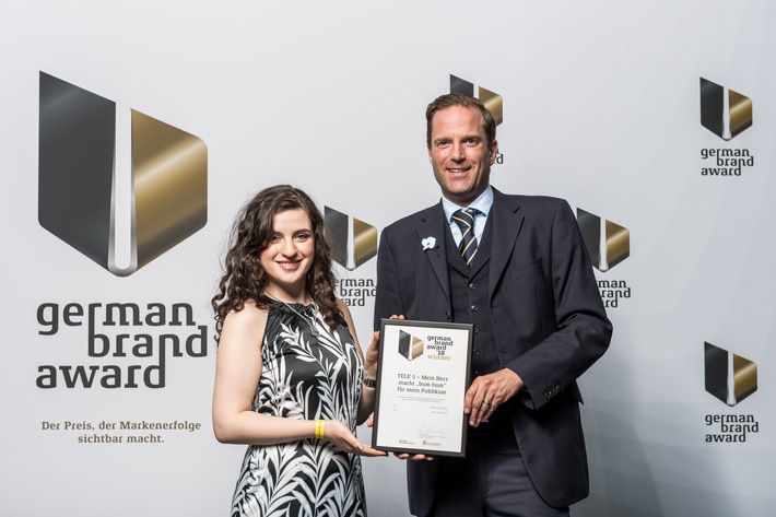 Mit Herz und Bum Bum zum German Brand Award / TELE 5 gewinnt in der Kategorie: Excellence in Brand Strategy, Management and Creation Brand Creation - Movies, Commercials & Virals
