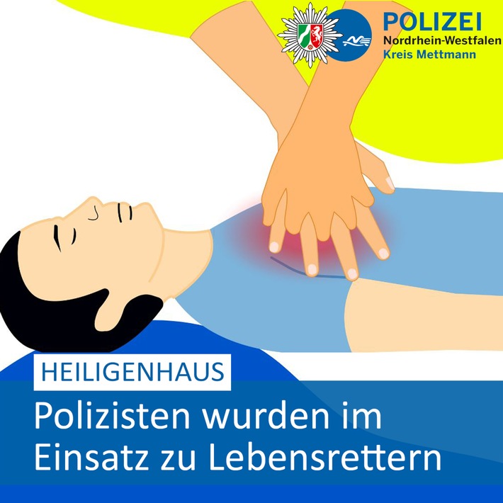 POL-ME: Polizisten wurden im Einsatz zu Lebensrettern - Heiligenhaus - 2402028