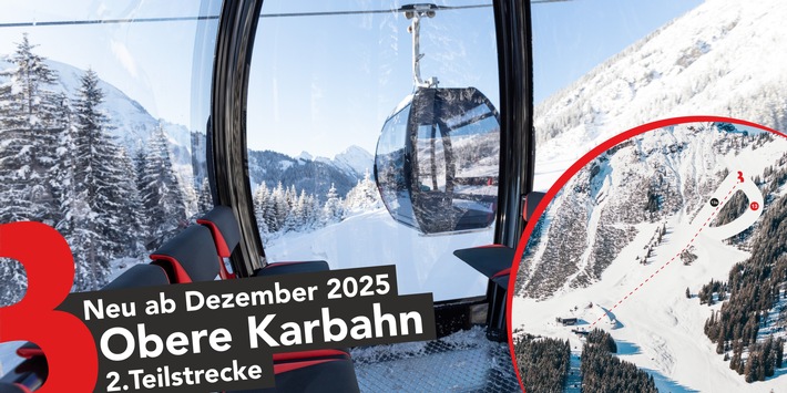 Tiroler Zugspitz Arena präsentiert ihre wichtigsten Winterneuheiten / Neue 10er-Gondelbahn und innovative Familienhighlights