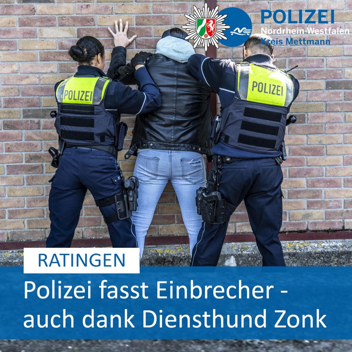 POL-ME: Polizei fasst Einbrecher-Trio - Ratingen - 2306070