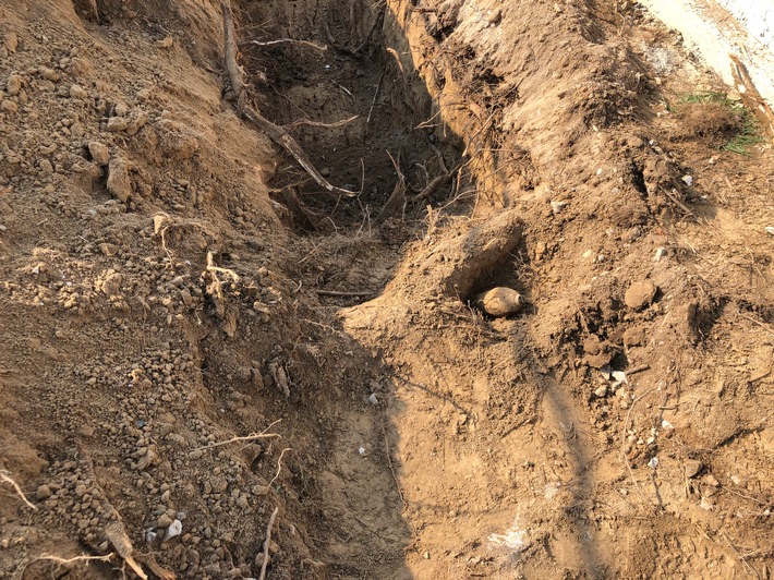 POL-PDWO: Fund einer Granate aus dem 2. Weltkrieg