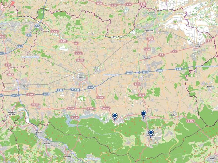 POL-SO: Kreis Soest - Wohnungseinbruchradar