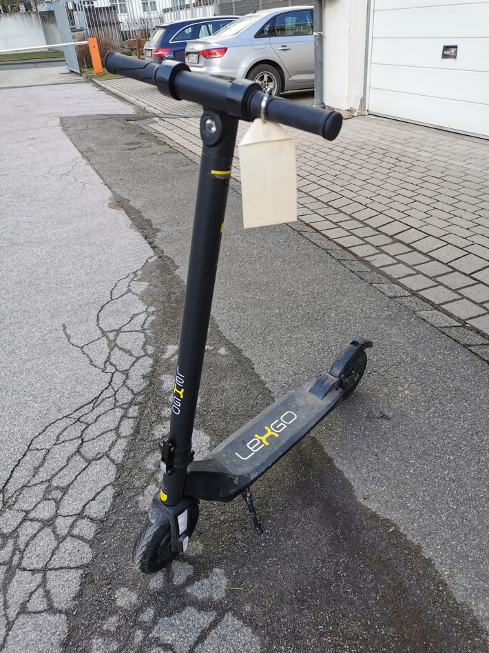 POL-KB: Korbach: E-Scooter sichergestellt - Polizei sucht Eigentümer