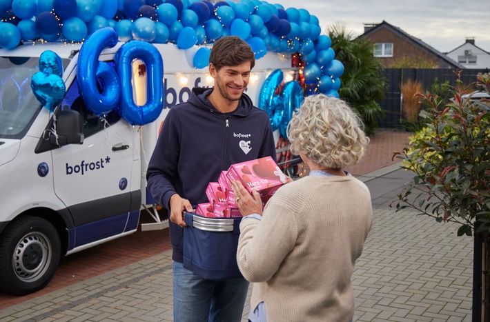 bofrost*: 60 Jahre persönlich, direkt und voller Genuss / Das Familienunternehmen feiert seinen erfolgreichen Direktvertrieb und Qualitätsanspruch seit 1966: Das muss Liebe sein!