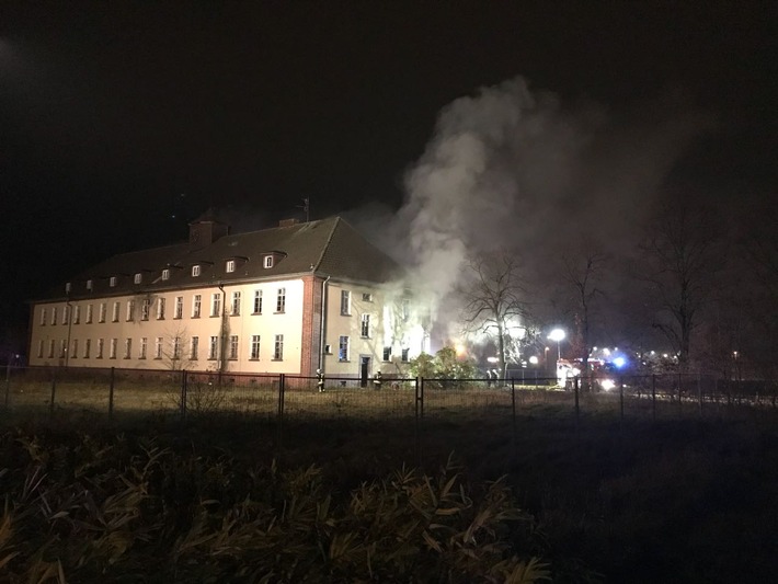 POL-NI: Nienburg-Brand in einem leerstehenden Gebäude
