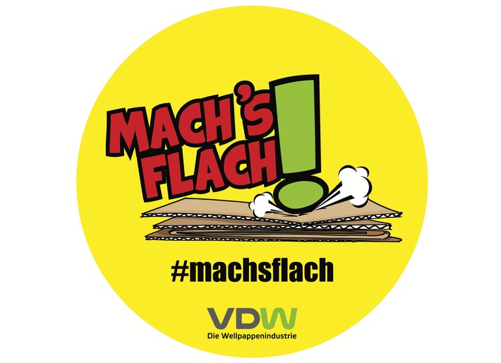 Recycling lebt vom Mitmachen / Mit &quot;Mach&#039;s flach!&quot; auch beim Weihnachtsshopping das Recycling unterstützen