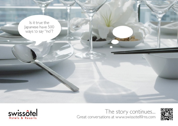 Great Conversations at Swissôtel: Swissôtel Hotels &amp; Resorts vise les réseaux sociaux et lance une campagne virale