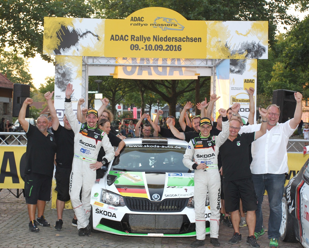 DRM: Kreim/Christian stehen nach tollem Sieg in Niedersachsen vor dem Titelgewinn mit SKODA AUTO Deutschland (FOTO)