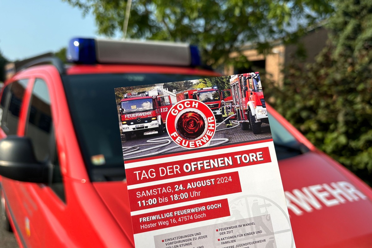 FF Goch: Tag der offenen Tore bei der Feuerwehr Goch