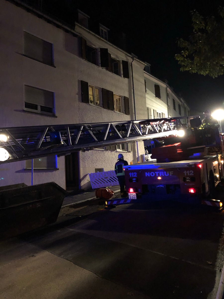 POL-PDPS: Brand in einem Keller eines Mehrfamilienhauses